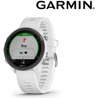 Часы GARMIN FORERUNNER® 245 Music белый с белым ремешком Часы GARMIN FORERUNNER® 245 Music белый с белым ремешком