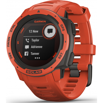 Часы GARMIN INSTINCT SOLAR FLAME RED
