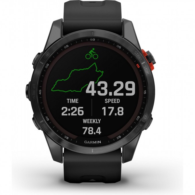 Часы GARMIN TACTIX DELTA SOLAR черный DLC с нейлоновым ремешком 010-02357-11