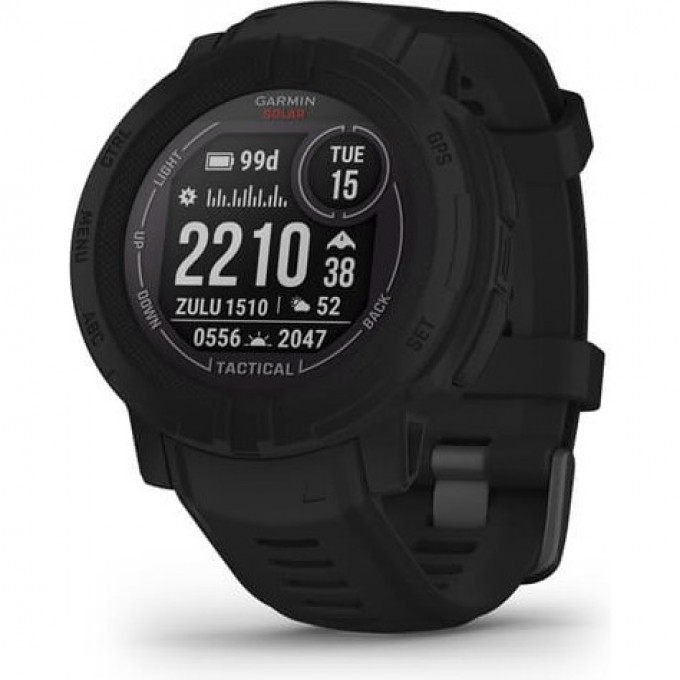 Часы-навигатор GARMIN INSTINCT 2 SOLAR TACTICAL EDITION черный 010-02627-03