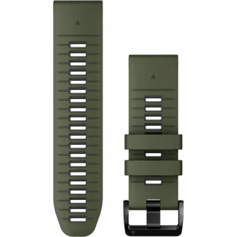 Ремешок для смарт часов GARMIN QUICKFIT 26 WATCH BANDS MOSS/GRAPHITE SILICONE