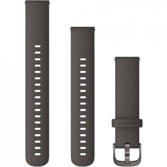 Ремешок GARMIN QUICK RELEASE BANDS (18 MM) GRAPHITE WITH SLATE HARDWARE 11653