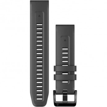 Ремешок GARMIN QUICKFIT 22мм WATCH BANDS GRAPHITE SILICONE