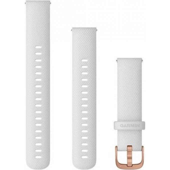 Ремешок сменный для GARMIN VIVOMOVE3S, 18MM, SILICONE, ROSE GOLD, LIGHT SAND 010-12924-32