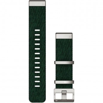 Ремешок сменный GARMIN QUICKFIT 22 WATCH STRAPS JACQUARD-WEAVE NYLON STRAP – PINE GREEN Ремешок сменный GARMIN QUICKFIT 22 WATCH STRAPS JACQUARD-WEAVE NYLON STRAP – PINE GREEN