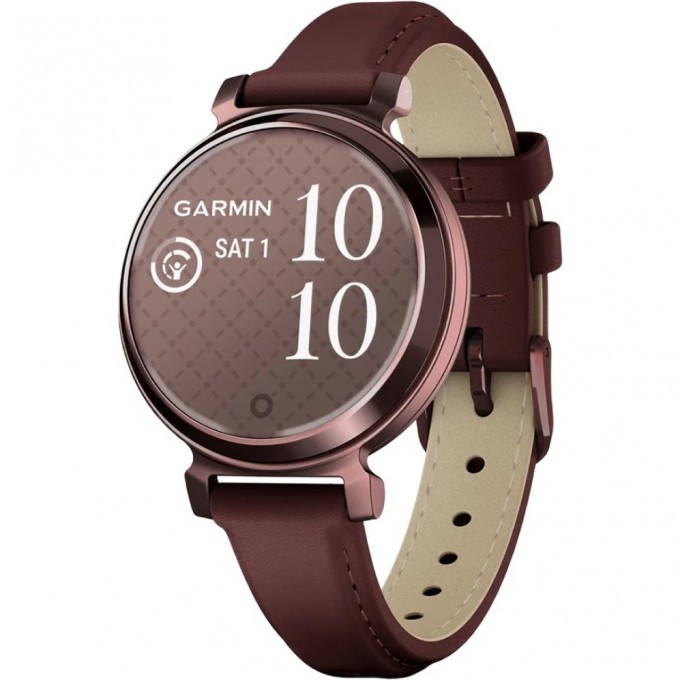 Смарт-часы GARMIN LILY 2 CLASSIC DARK BRONZE WITH MULBERRY LEATHER BAND 010-02839-03