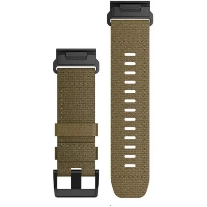 Тканевый ремешок GARMIN QUICKFIT 26 для Tactix, Fenix 5X/6X/7X, Quatix, D2, Foretrex, Descent, тактический бежевый 010-13010-11